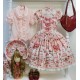 Antique Doll Strawberry Cake Bouquet Blouse JSK and OP(Reservation/3 Colours/Full Payment Without Shipping)